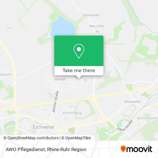 AWO Pflegedienst map