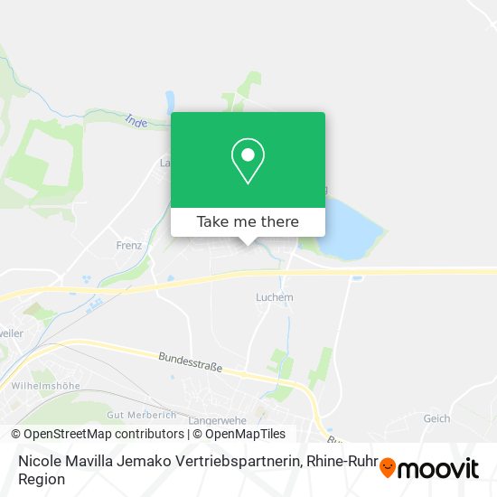 Nicole Mavilla Jemako Vertriebspartnerin map