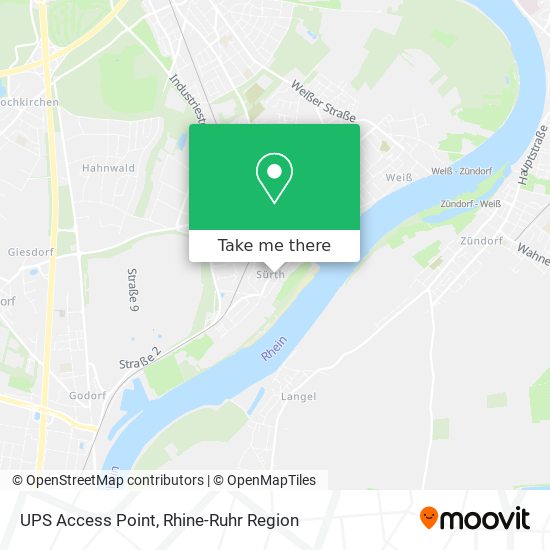 UPS Access Point map