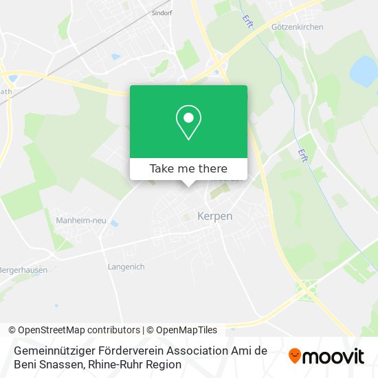 Gemeinnütziger Förderverein Association Ami de Beni Snassen map