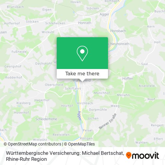 Württembergische Versicherung: Michael Bertschat map