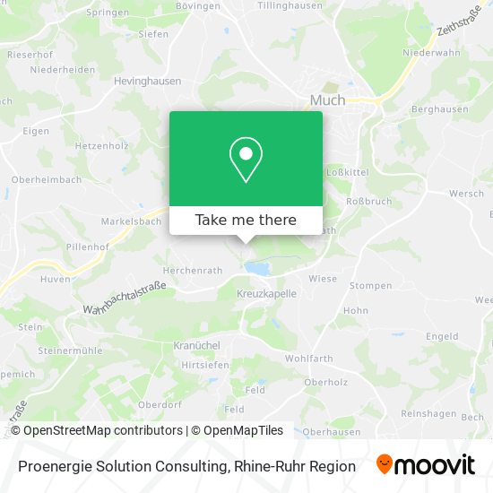 Proenergie Solution Consulting map