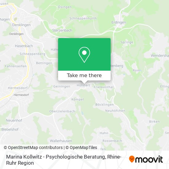 Marina Kollwitz - Psychologische Beratung map
