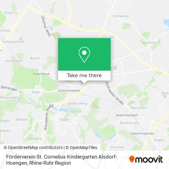 Förderverein St. Cornelius Kindergarten Alsdorf-Hoengen map