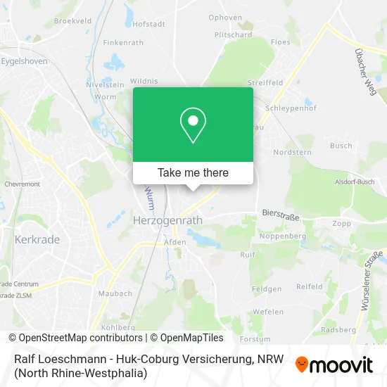 Карта Ralf Loeschmann - Huk-Coburg Versicherung