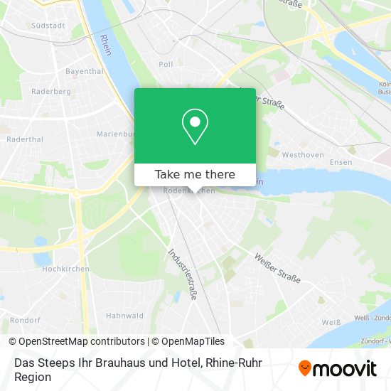 Das Steeps Ihr Brauhaus und Hotel map