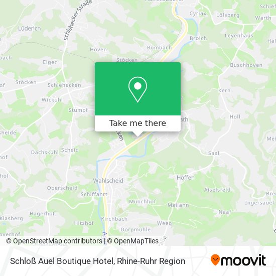 Schloß Auel Boutique Hotel map