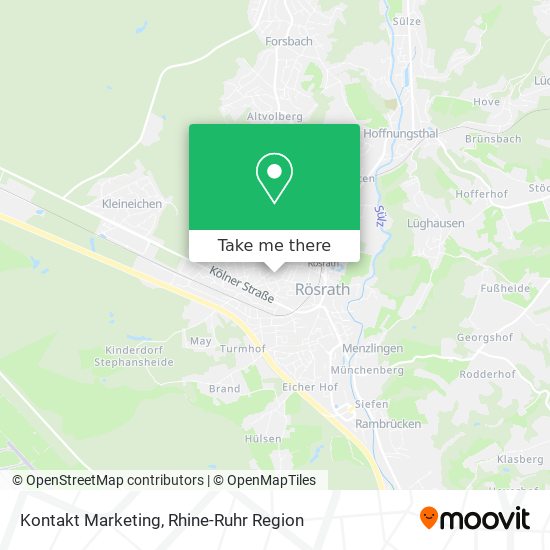 Kontakt Marketing map