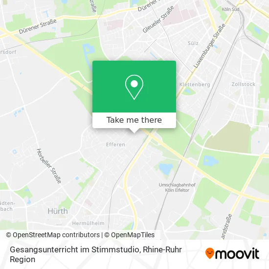 Карта Gesangsunterricht im Stimmstudio