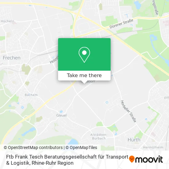 Карта Ftb Frank Tesch Beratungsgesellschaft für Transport & Logistik