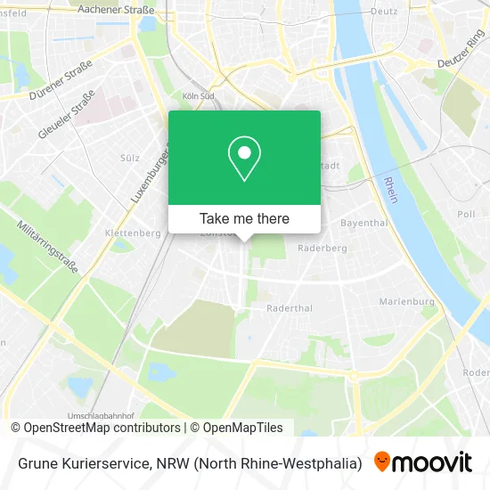 Grune Kurierservice map