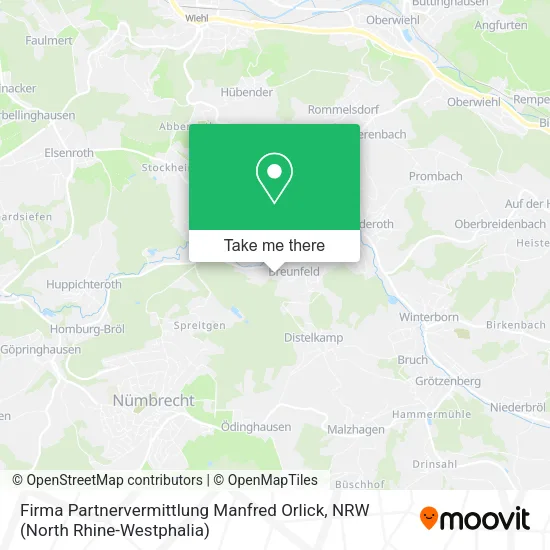 Карта Firma Partnervermittlung Manfred Orlick