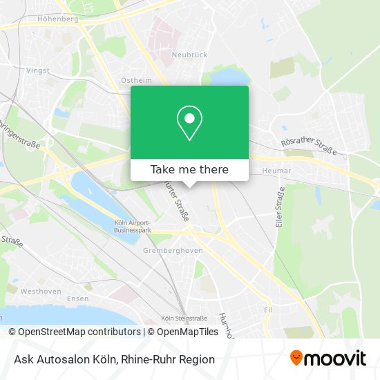Ask Autosalon Köln map