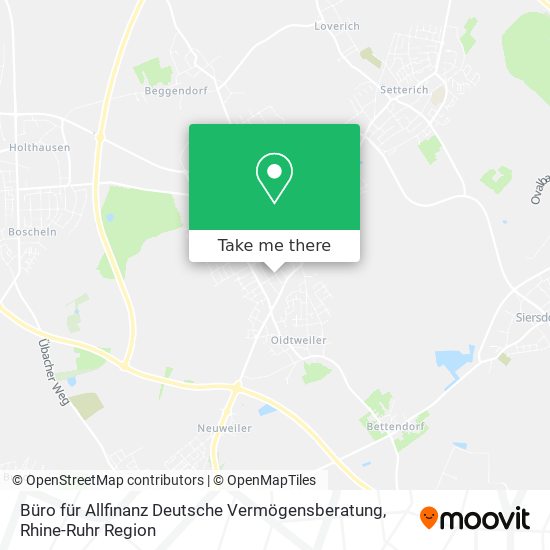 Büro für Allfinanz Deutsche Vermögensberatung map