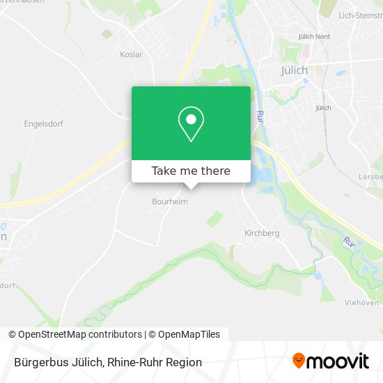 Bürgerbus Jülich map