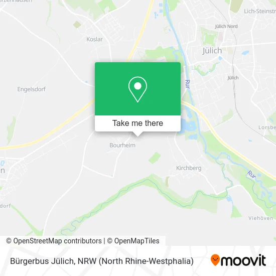 Карта Bürgerbus Jülich