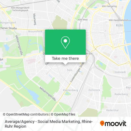 Average / Agency - Social Media Marketing map