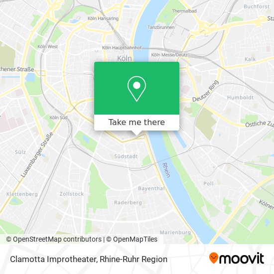 Clamotta Improtheater map