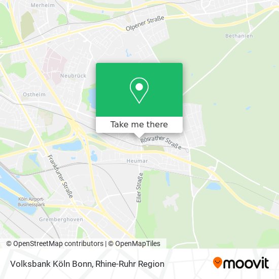 Volksbank Köln Bonn map