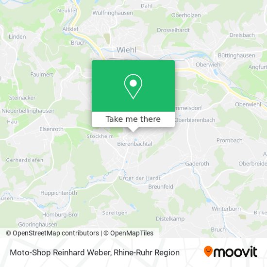 Moto-Shop Reinhard Weber map