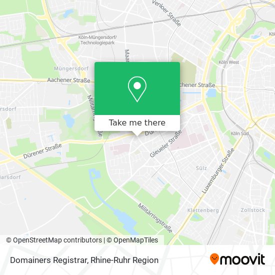 Domainers Registrar map