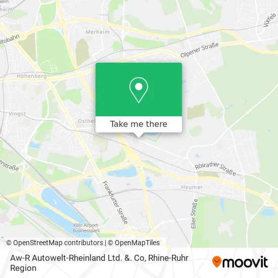 Карта Aw-R Autowelt-Rheinland Ltd. &. Co