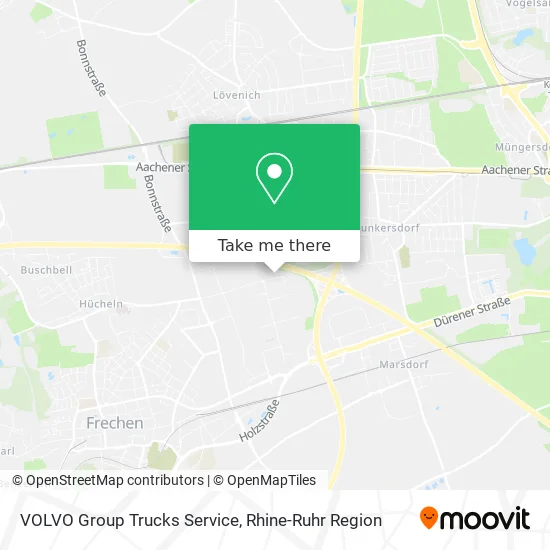 Карта VOLVO Group Trucks Service