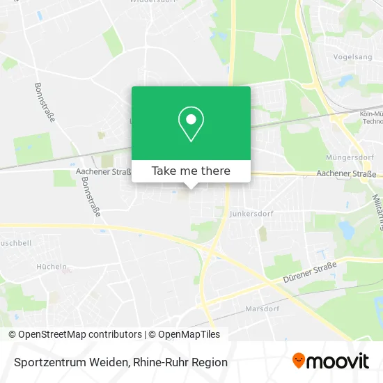 Sportzentrum Weiden map
