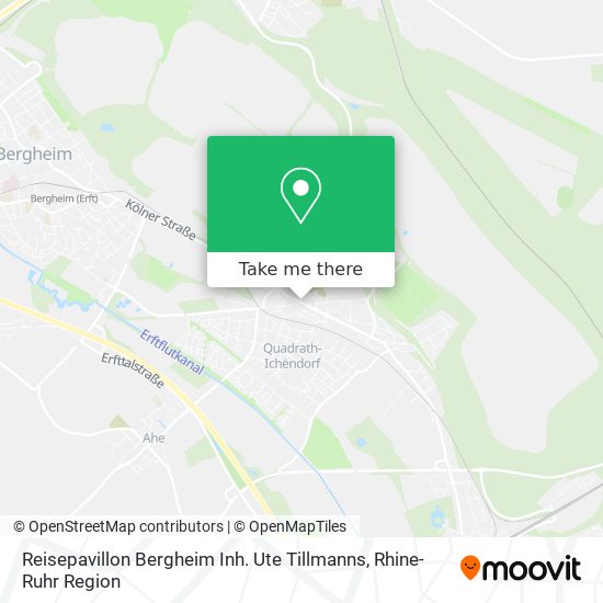 Reisepavillon Bergheim Inh. Ute Tillmanns map