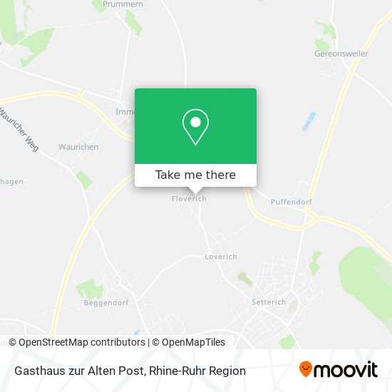 Gasthaus zur Alten Post map