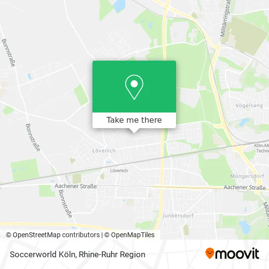 Карта Soccerworld Köln