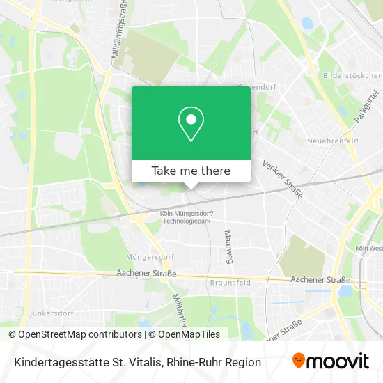 Карта Kindertagesstätte St. Vitalis