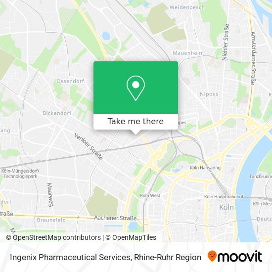 Ingenix Pharmaceutical Services map