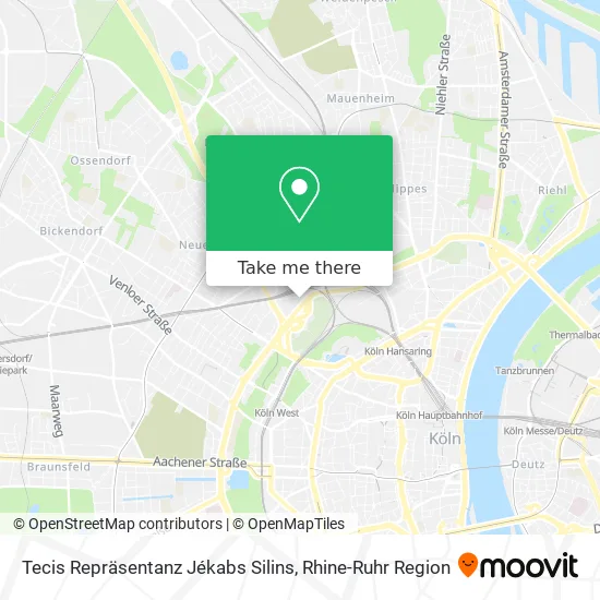 Карта Tecis Repräsentanz Jékabs Silins