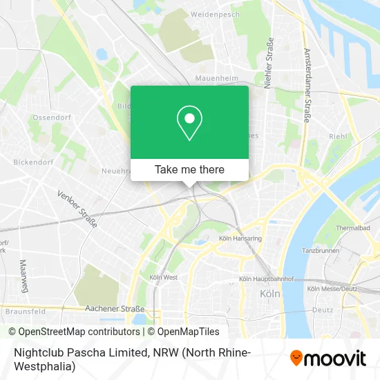 Nightclub Pascha Limited map