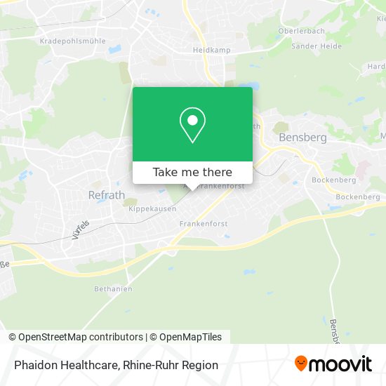 Phaidon Healthcare map