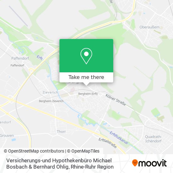 Versicherungs-und Hypothekenbüro Michael Bosbach & Bernhard Ohlig map