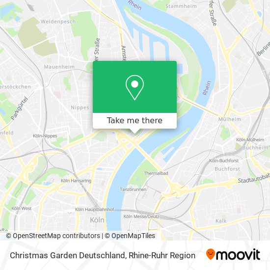 Christmas Garden Deutschland map