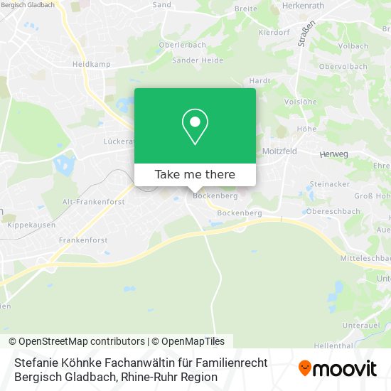 Stefanie Köhnke Fachanwältin für Familienrecht Bergisch Gladbach map