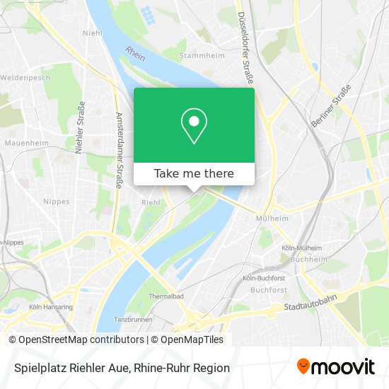 Spielplatz Riehler Aue map