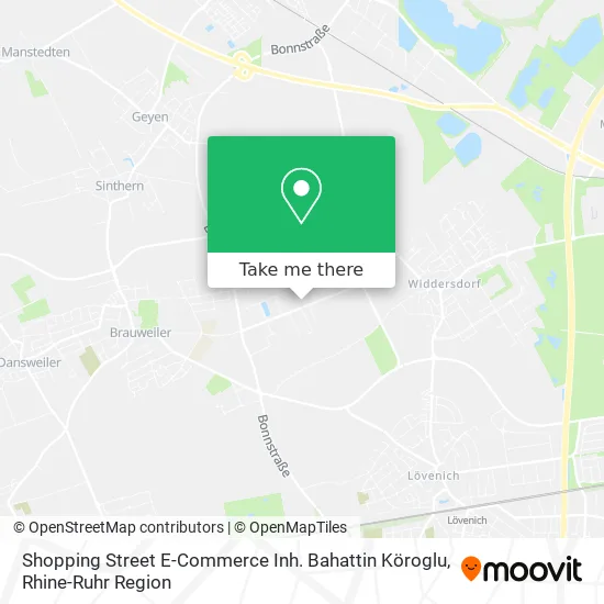 Карта Shopping Street E-Commerce Inh. Bahattin Köroglu