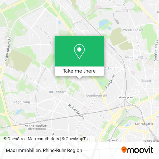 Max Immobilien map