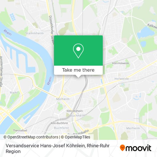 Versandservice Hans-Josef Köhnlein map
