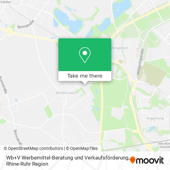 Wb+V Werbemittel-Beratung und Verkaufsförderung map