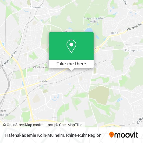 Hafenakademie Köln-Mülheim map