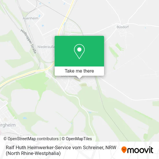 Карта Ralf Huth Heimwerker-Service vom Schreiner