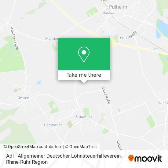 Adl - Allgemeiner Deutscher Lohnsteuerhilfeverein map