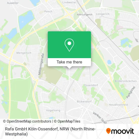Rafa GmbH Köln-Ossendorf map