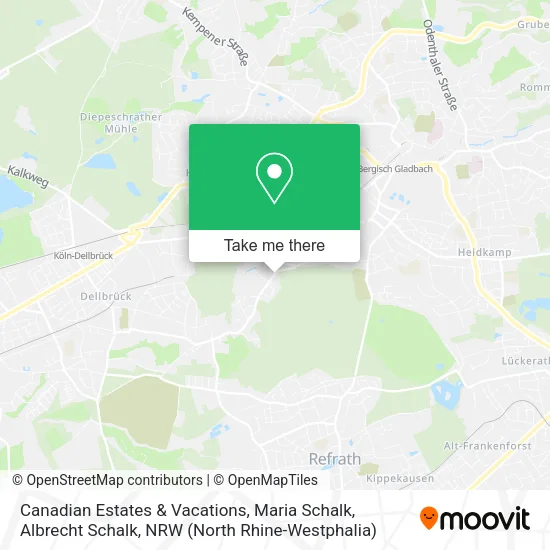 Карта Canadian Estates & Vacations, Maria Schalk, Albrecht Schalk