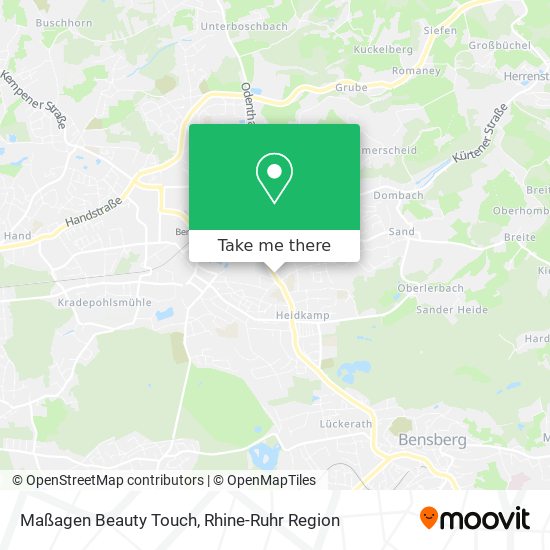 Maßagen Beauty Touch map